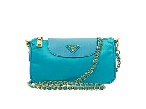 prada nylon crossbody bag- turquoise|prada crossbody purse.